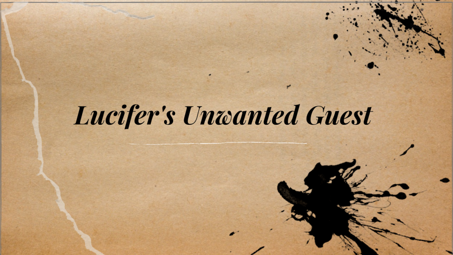 Parchment-background-with-ink-splotches-text-Lucifer's-unwanted-guest